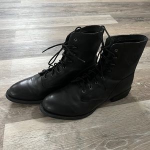 Ariat leather boots size 10